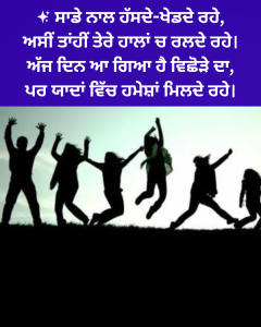Farewell Shayari In Punjabi